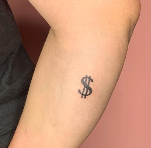 24 Amazing Dollar Sign Tattoo Ideas That Will Cheer You! - Tattoo Twist